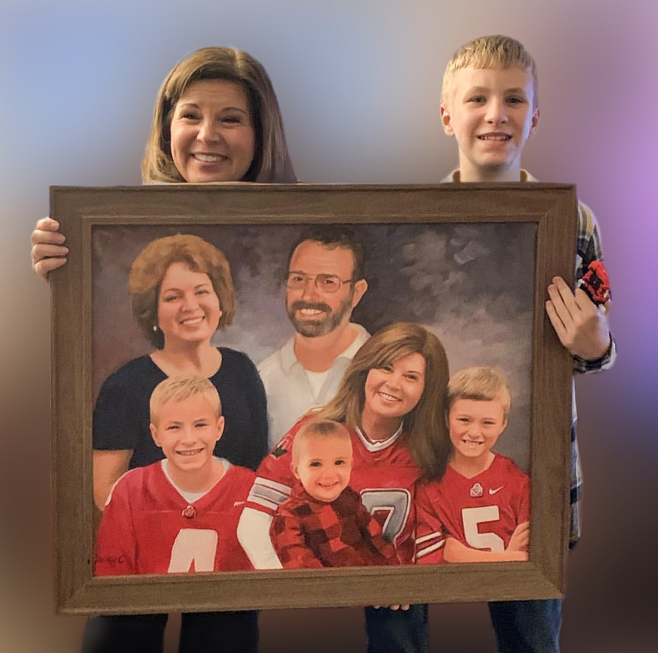 Room view showing 18 x 24 in portrait scale